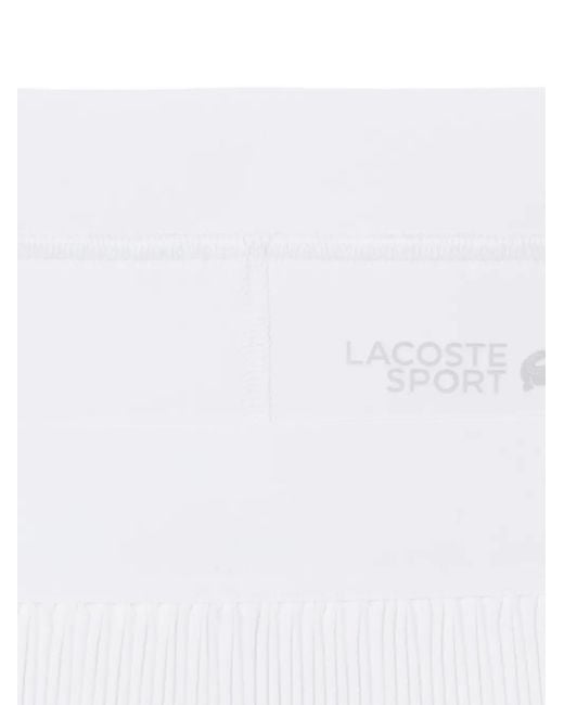 Lacoste Mini-Plooirok in het White