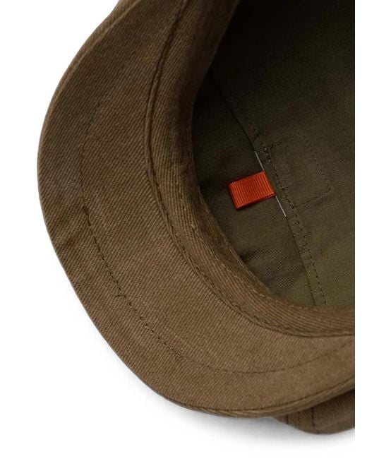 Kangol Brown Cotton Hat for men