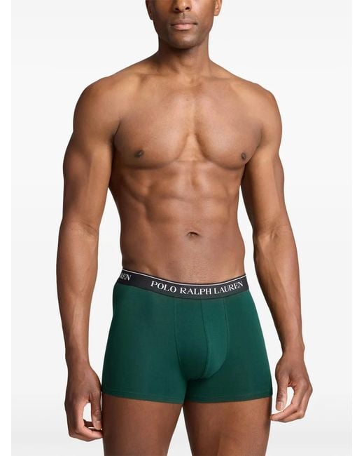 Set de tres bóxeres con logo Polo Ralph Lauren de hombre de color Green