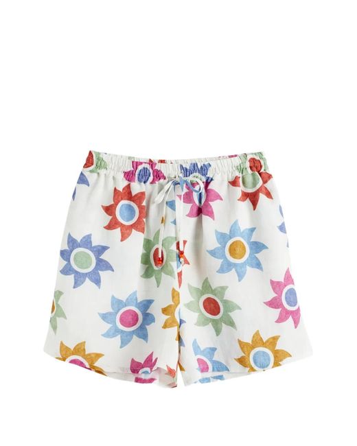 Chinti & Parker White Shorts Mit Elastischem Bund