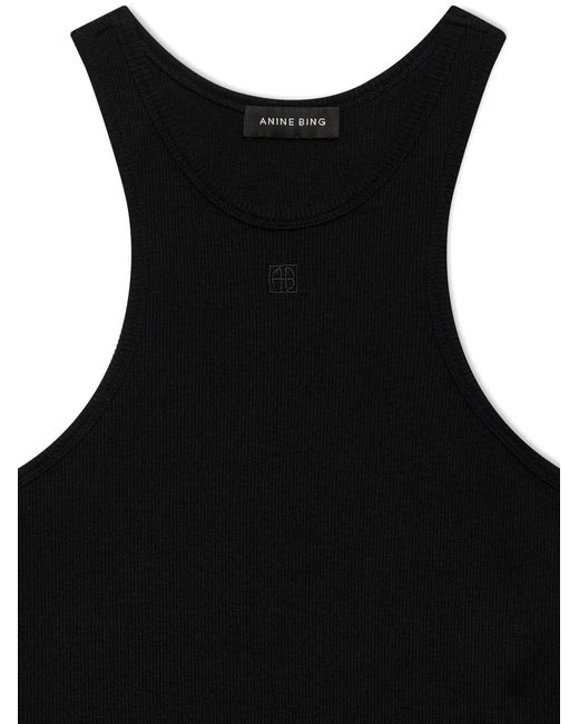 Anine Bing Black Cole Tank