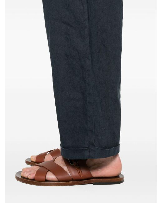 Barena Blue Straight-leg Trousers for men