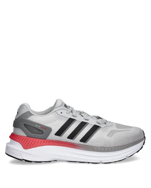 adidas Zx Rs Three-Stripes Sneakers in Gray for Men | Lyst