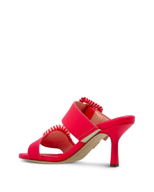 Rodo Red Sandales En Cuir À Bride À Boucle