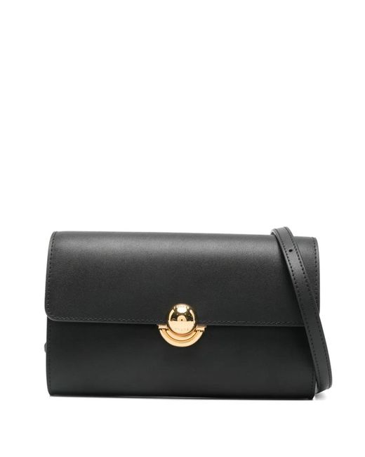 Furla Black Leather Cross Body Bag