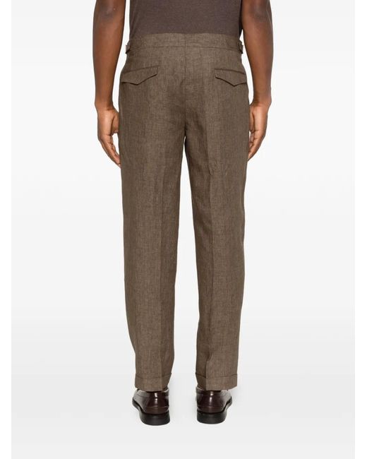 Briglia 1949 Gray Side-Adjusters Trousers for men
