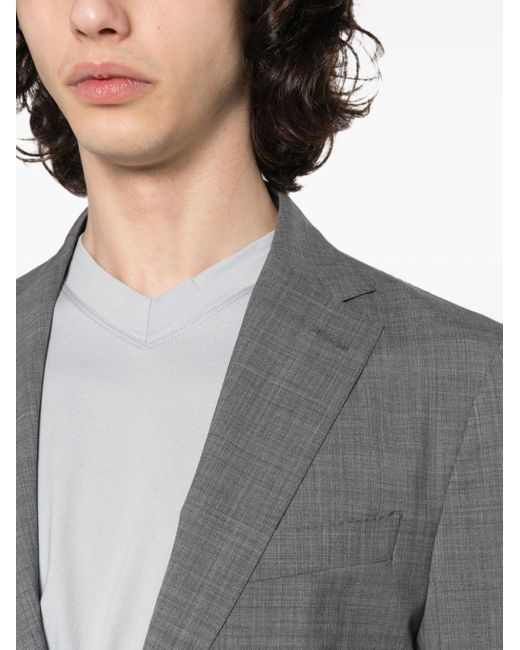 Corneliani Gray Single-breasted Suit for men