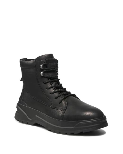Vagabond Black Isac Lace-Up Platform Boots for men