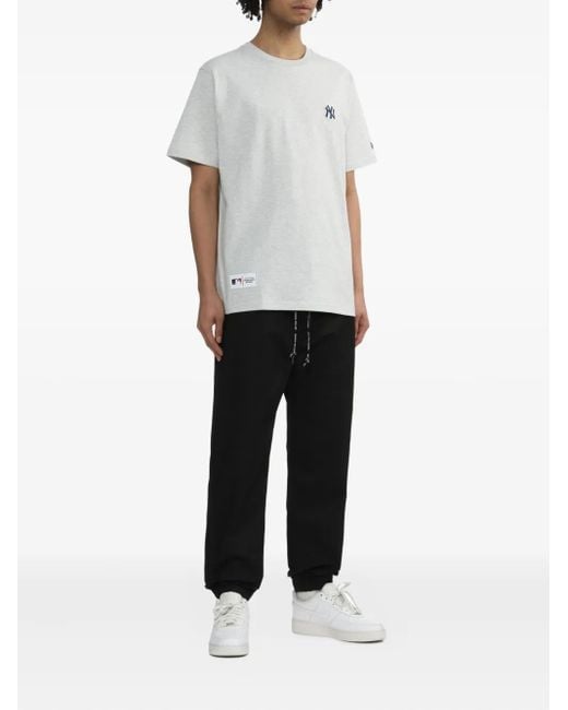 KTZ Black Logo-Patch Cuffed Track Pants for men