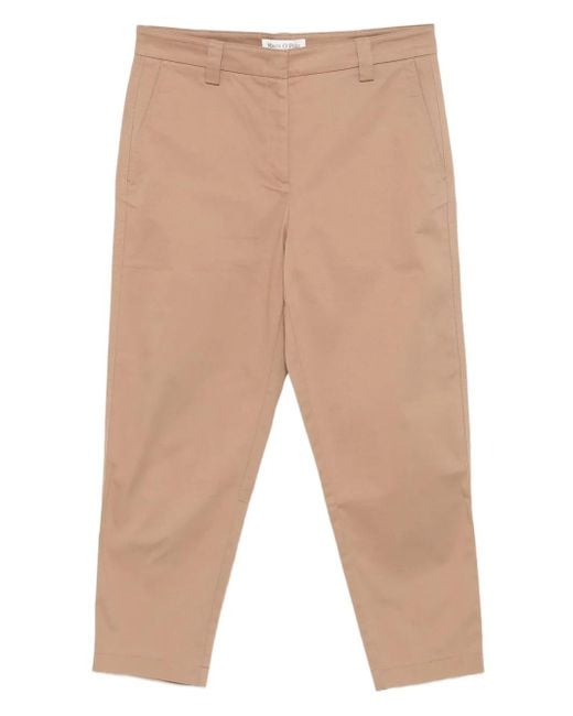 Marc O' Polo Broek Met Steekzak in het Natural