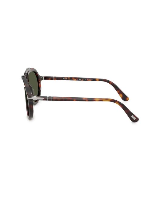 Persol Green Pilot-Frame Sunglasses