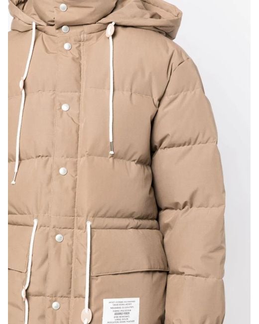 Neighborhood Natural Logo-Patch Padded Jacket for men