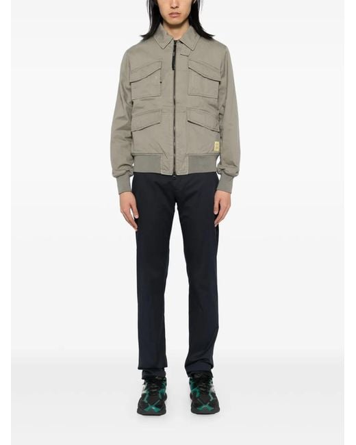 Aspesi Gray Gabardine Jacket for men