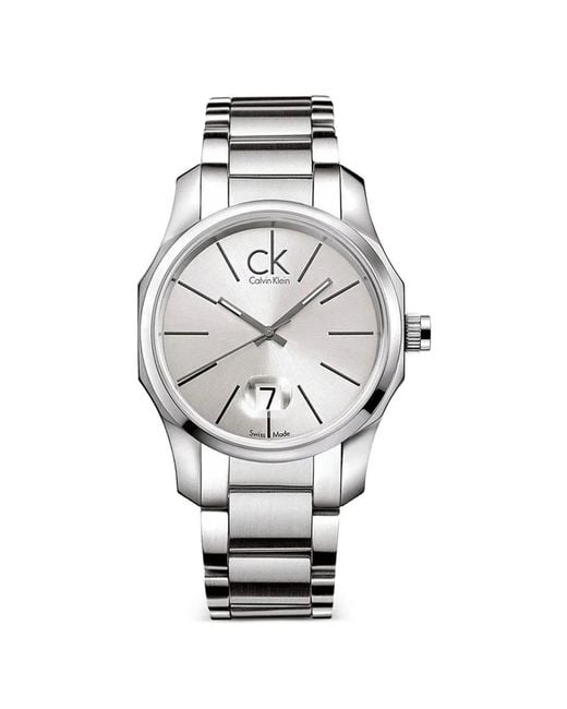 Calvin Klein Gray Biz 42Mm Watch for men
