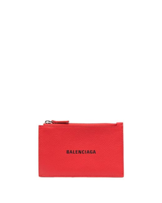 Balenciaga Portemonnaie mit Logo-Print in Red für Herren