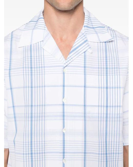 Marni White Checked Shirt for men