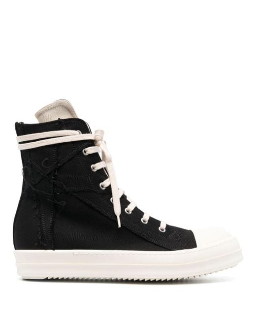 Rick Owens Drkshdw Black Strobe Penta High-top Sneakers for men