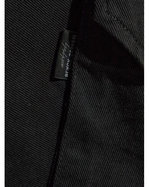 Yohji Yamamoto Broek Met Wijde Pijpen in het Black voor heren