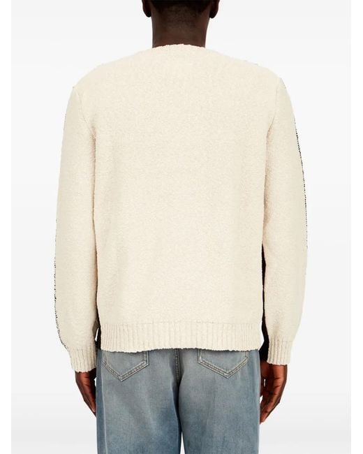 MM6 by Maison Margiela Black Numbers-Motif Jumper for men