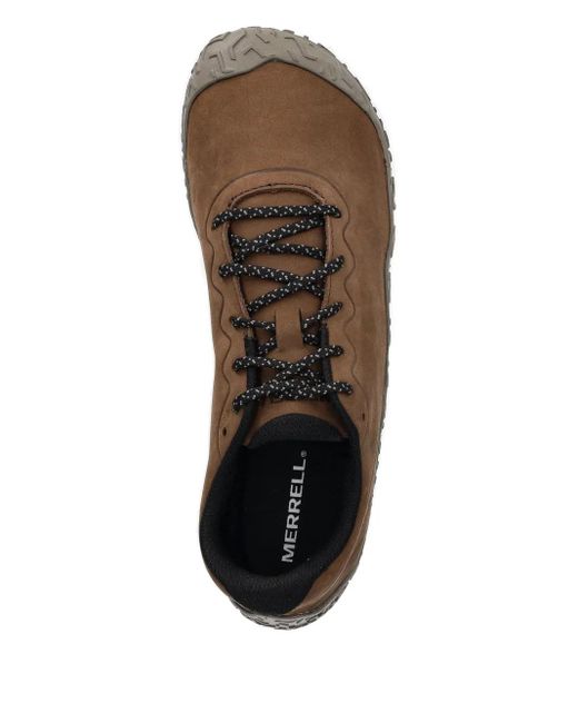 Merrell Brown Vapor Glove 6 Leather Footwear for men