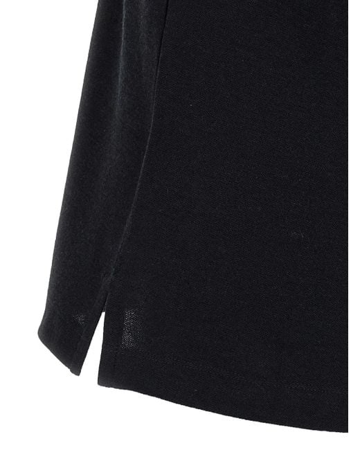 Zegna Poloshirt Met V-Hals in het Black voor heren