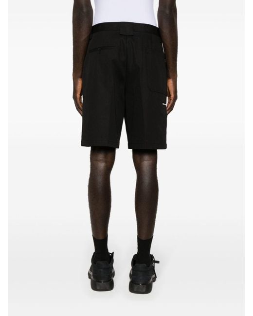 Pantalones cortos de vestir Lanvin de hombre de color Black