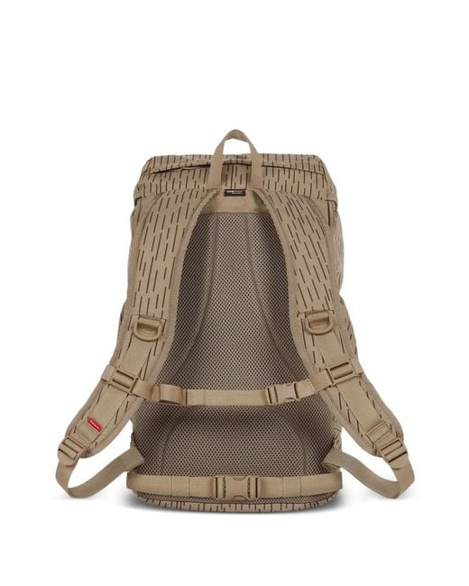 Supreme Natural Logo-Patch "Tan Raindrop" Backpack for men