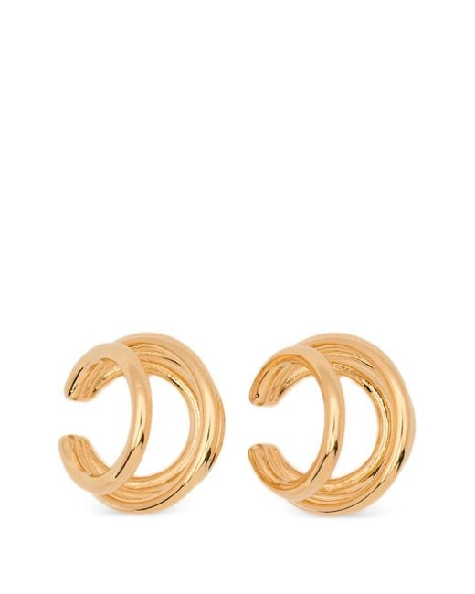 Panconesi Metallic Orbit Helix Ear Cuff Earrings