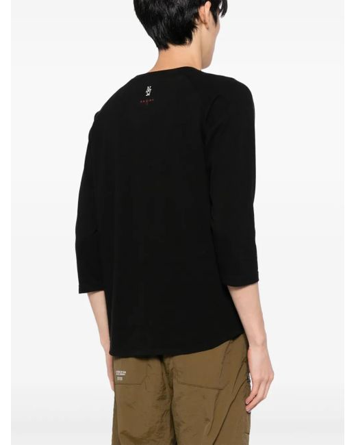 Camiseta con estampado gráfico de x nonnative Undercover de hombre de color Black