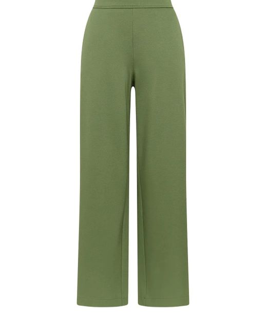 Maliparmi Green Elasticated-Waist Trousers