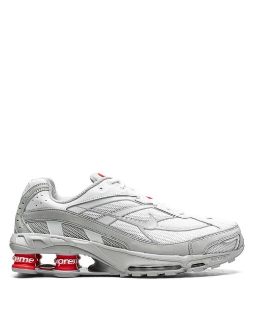 Nike X Supreme Shox Ride 2 Sp Sneakers in White for Men | Lyst Canada