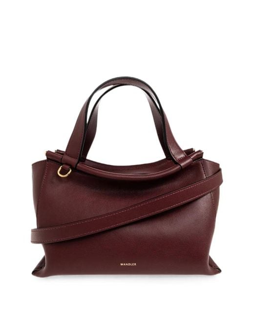 Wandler Purple Ida Leather Handbag