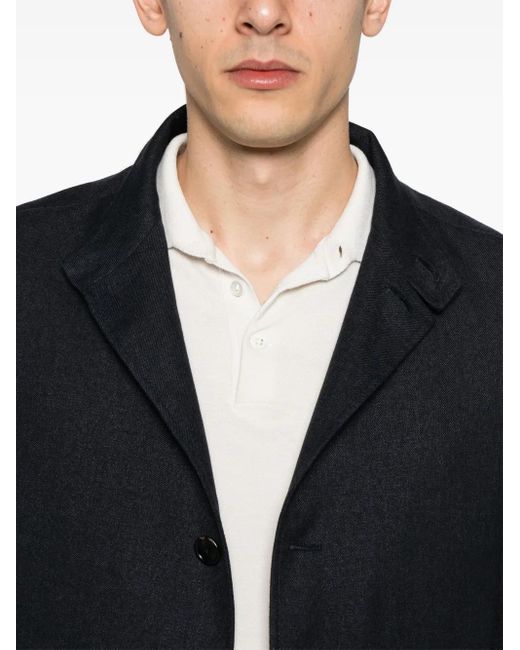 Zegna Blue Twill Jacket for men
