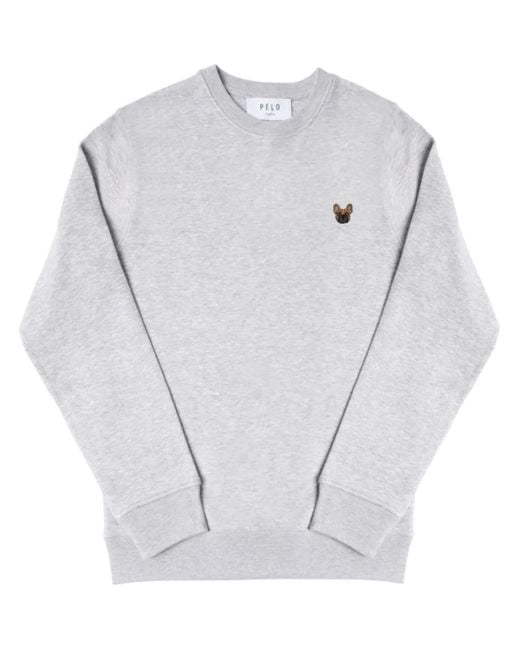 PELO FOUNDATION Gray Boule Dogue Sweatshirt