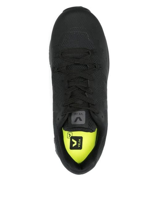Veja Black Mesh Lace-Up Sneakers