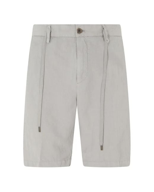 Myths Gray Short En Coton À Lien De Resserrage for men