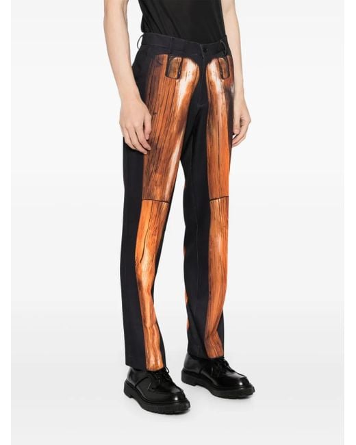 Kidsuper Blue Mannequin Figure Trousers for men