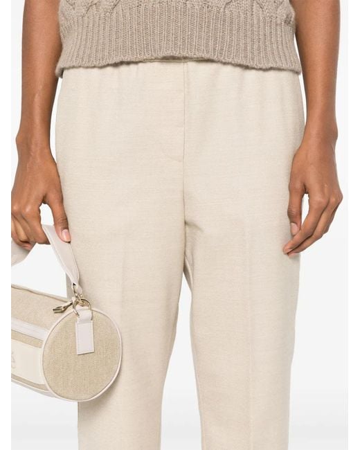 Peserico Natural Monili-Chain Trousers