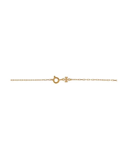 Tory Burch White Forget Me Not Long Necklace