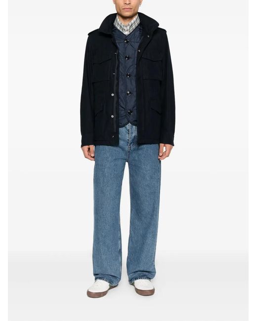 Aspesi Black Drawstring Jacket for men