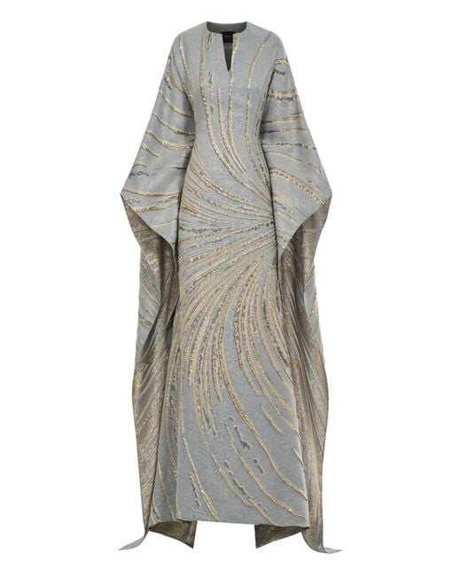 ‎Taller Marmo Gray Apollo Maxi Dress
