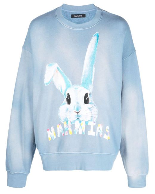 メンズ NAHMIAS Nah Bunny スウェットシャツ Blue