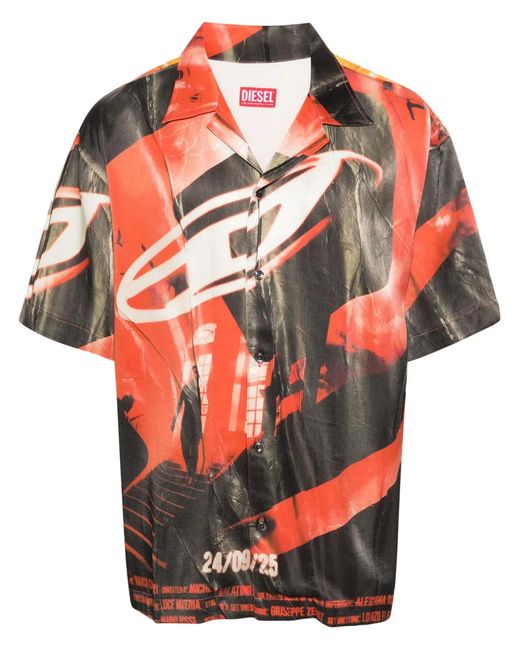 DIESEL Hemd in Red für Herren