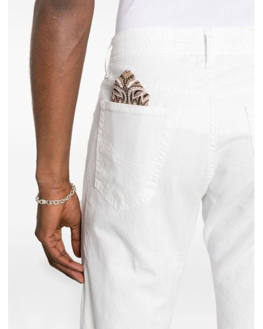 Jacob Cohen Bard Slim-Fit-Jeans in White für Herren