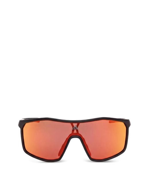Adidas Pink Rectangle-Frame Sunglasses for men