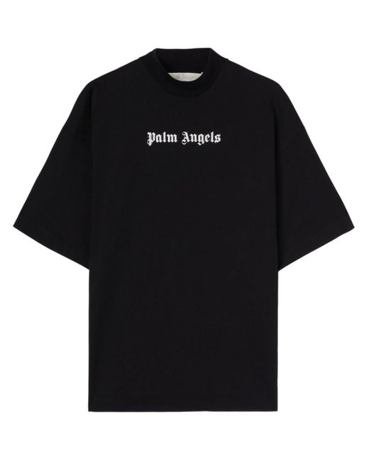 Camiseta Classic Logo Palm Angels de color Black