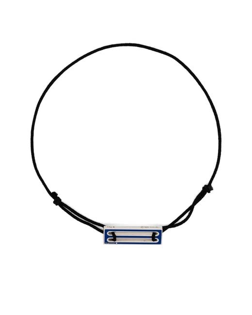 Le Gramme Metallic Lacquered Cord Bracelet 2,5G