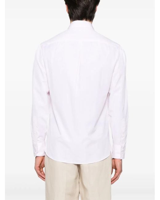 Brunello Cucinelli Klassisches Hemd in White für Herren