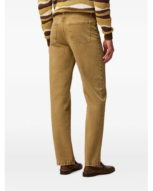 RETORI Natural Five-Pocket Denim Jeans for men