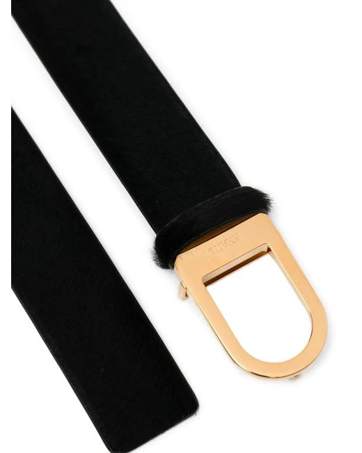 Khaite White Leather Belt